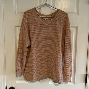 Sonoma Ladies Crew Neck Long Sleeve Knit Sweater Size XL